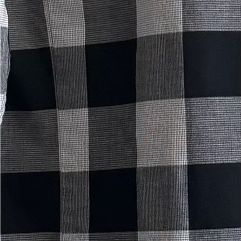 Express Monochrome Checkered Button-Down Shirt - image 4